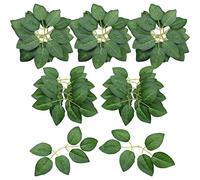 NA Woohome Faux Rose Feuille 250 PCS Artificielle Feuille de Rose Feuilles de Soie Artificielles Rose pour Bouquets de Mariage Bricolage, Décoration de Jardin Ou de Fête (250 PCS)