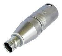 Neutrik Adaptateur XLR mâle vers BNC femelle NA2MBNC 3 broches