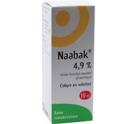 Naabak 4,9% Gouttes Oculaires Flacon Compte-Gouttes 10ml