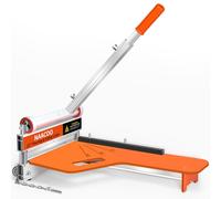 NAACOO Coupe-sol stratifié, coupe-sol en vinyle de 33 cm avec roue, coupe-planches de vinyle - En 1 étape pour couper l'angle et la longueur, outils de revêtement de sol - Coupe des planches de