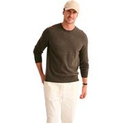 NAADAM Pull à col Rond en Cachemire The Original pour Homme, Vert Olive, Taille L