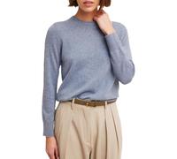 NAADAM The Original Cashmere Crewneck Sweater Pull, Bleu Moyen, XXS Femme