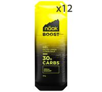 Naak - Pack de 12 gels énergétiques - Gels Boost Energy Citron Salé 12 x 48g