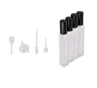Naapesi 4 PCS Perfume Bottler, 10ml Pulverisateur Voyage, Atomiseur de parfumm, Mini Atomiseur Réutilisable, Recharge Spray Flacon, Vaporisateur Vide de Sac Rechargeable pour sac à main de voyage.