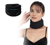 Naapesi Orthèse Cervicale Confortable & Ajustable - Collier Cervical en Mousse pour Douleurs Cou, Nuque et Vertèbres - Soutien Ergonomique 360° - Soulage Cervicale, Torticolis et Posture