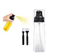 Naapesi Vaporisateur Huile, 250 ml Spray Huile Cuisine avec 2 Brosse, Pulvérisateur d'huile d'olive réglable, Spray Huile Cuisine Air Fryer, Pulverisateur Huile Cuisine pour Griller, Salade, Cuisson