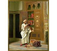 NAAYRASA De Célèbres Tableaux Affiche Vintage Toile Murale Art Photos une Recherche littéraire de Ludwig Deutsch Tableaux Abstraits Pour les Décorations pour la Maison 60x90cm
