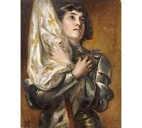 NAAYRASA De Célèbres Tableaux Toile Avec Image HD Imprimer Posters Jeanne d'Arc Jeanne D'arc par Robert Alexander Imprimer Affiche Pour la Décoration du Salon 60x90cm