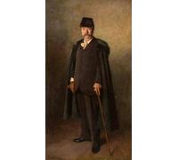 NAAYRASA De Célèbres Tableaux Toile Avec Image HD Imprimer Posters Portrait de Charles Frederick Worth par Emile Friant Imprimer Affiche Pour la Décoration du Salon 60x90cm