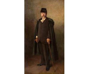 NAAYRASA De Célèbres Tableaux Toile Avec Image HD Imprimer Posters Portrait de Charles Frederick Worth par Emile Friant Imprimer Affiche Pour la Décoration du Salon 60x90cm