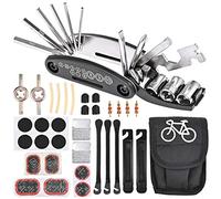 Nabance 16-en-1 Outil Réparation Vélo Multifonctionnel Pliable Portable en Acier Inoxydable de Haute Qualité - Kit de Maintenance