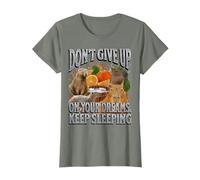 N'abandonnez pas vos rêves Funny Capybara Meme Bootleg Y2K T-Shirt