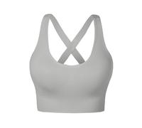 Nabawa Soutien-Gorge de Sport Non rembourré pour Femme, Soutien Moyen, Bretelles croisées dans Le Dos, Soutien-Gorge de Sport sans Couture à Fort Impact pour Yoga, entraînement, Gym, vêtements de