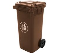 nabbi Cendrier Mulltonne 120 L - brun