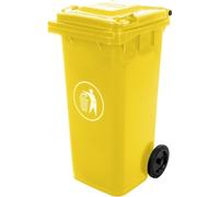 nabbi Mulltonne 120 L cendrier - jaune