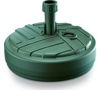 PROSPERPLAST Base de parasol polyéthylène rond à rayure Ø 39 x 13 cm vert