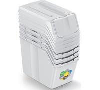 nabbi Poubelle pour déchets triés (4 pièces) ISWB20S4 20 l - cendres