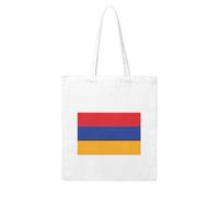 NABEAR Sac à provisions en toile motif drapeau de l'Arménie - Réutilisable et écologique - Avec imprimé - Pour femme