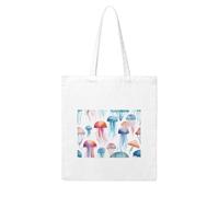 NABEAR Sac à provisions en toile motif méduses 3D aquarelle, réutilisable, respectueux de l'environnement avec imprimé sac fourre-tout pour femme