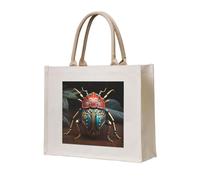 NABEAR Sac fourre-tout en toile colorée Beetle - Respectueux de l'environnement réutilisable - Sac à bandoulière pour femme