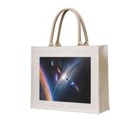NABEAR Un univers fascinant Sac fourre-tout en toile - Sac de courses réutilisable respectueux de l'environnement, sac à bandoulière pour femme