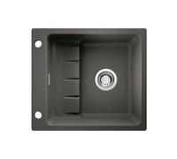 NABER 1091012 Evier encastré PickUP F avec mitigeur Premium, largeur de meuble à partir de 600 mm, céramique, ardoise