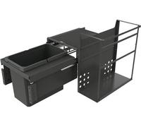 Naber 8013347 Collecteur de déchets Cox® Base Q 360 S/400-1, anthracite, 20 litres, adapté aux systèmes Quooker / largeur d'armoire 60 cm