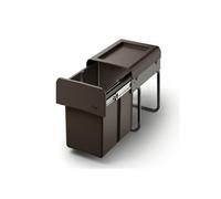 NABER CLAP 1/300-1 Trieur de déchets 15 litres en anthracite à partir d'une largeur d'armoire de 30 cm