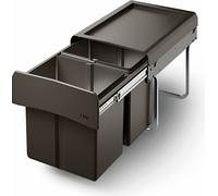 NABER CLAP 2/450-2 Trieur de déchets 30 litres (2x 15) en anthracite à partir d'une largeur d'armoire de 45 cm