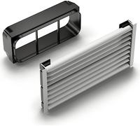 Naber COMPAIR PRIME flow® Grille d'aération de socle flow couleur inox 8033014