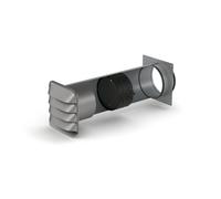 Naber COMPAIR STEEL flow® 150 conduit mural avec THERMOBOX acier galvanisé, acier inoxydable 4061031