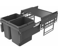 Naber Cox® Base 360 K/500-2, poubelle pour l'extraction frontale, sans couvercle organique, anthracite, H 360 mm 8013400