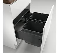 Naber Cox® Base 360 K/600-2, poubelle frontale, sans couvercle organique, anthracite