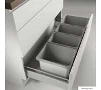 Naber Cox® Box 275 K/1000-4, poubelle pour extensions existantes, avec couvercle pour matières organiques