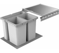 Naber Cox® Box 2T 450-3. Collecteur de déchets, gris clair. - Poubelle