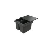 Naber Cox Stand-UP® 350 S/500-2, Collecteur de déchets pour tiroirs existants, anthracite, H 350 mm 8013423