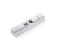 Naber, Double boîte électrique couleur aluminium