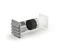 E-Jal 150 Boîtier mural avec système de rétention de la chaleur Thermobox / raccord de tube rond / Compair flow 150 (diamètre du système : 150)