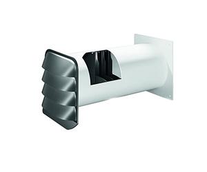 Naber E Système de Col® Flow Boîte 125 mur Thermo Box/Retient la chaleur casteljaloux/Acier inoxydable/Ø125 mm (4033044