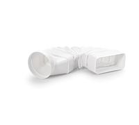Naber MF-RBFLEX 2 Système 125 Coude de tuyau, blanc - Technique de ventilation