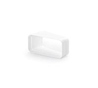 Naber MF-RBH 125 coude horizontal 15°, blanc - Technique de ventilation