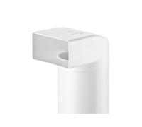 Naber N-UR 100 Pièce de renvoi 90° avec tube rond Blanc 900 mm