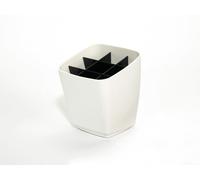 Naber, porte-carquois Linero MosaiQ. Avec insert en plastique, blanc RAL - Systèmes de rails