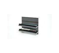 Naber, porte-rouleaux Linero MosaiQ. 2 niveaux, graphite noir - Systèmes de rails