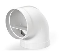 Naber R de RBV Flow 125 Tube coudé de 90 ° Blanc