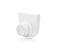 Naber T-UR-ST 125 Pièce de déviation 90°, blanc - Technique de ventilation