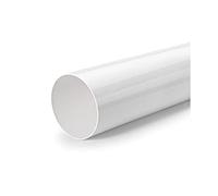 Naber Tuyau 150 Tube rond, en vrac, 500 mm long, blanc