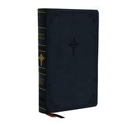Nabre, New American Bible, Revised Edition, Catholic Bible, Large Print Edition, Leathersoft, Black, Thumb Indexed, Comfort Print