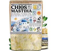 Nabür - 25gr Mastic de Chios 100% Naturel, Résine Grecque Pure, Grade Medium, Chewing-Gum Naturel Sans Sucre, Haleine Fraîche, Qualité Premium