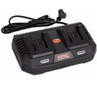 NAC BC-LI-2X30-20V Chargeur rapide double pour batteries lithium-ion de 20 V, courant de charge 3,0 A.